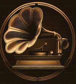 Antiker Grammophon